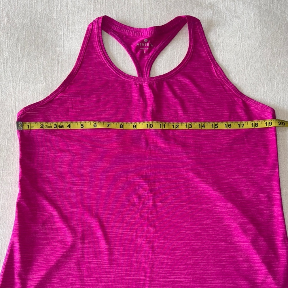 💖🏃‍♀️ EUC Athleta Racerback Tank – Vibrant Pink – Size L - Picture 3 of 6